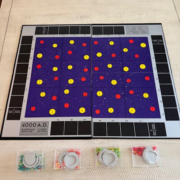 Vintage 1972 Waddington 4000 A.D. An Interstellar Conflict Game - Picture 3 of 9